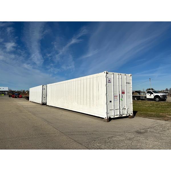 Used 40' Reefer Container with Carrier Primeline Refrigeration (Dual Temp Cooler-Freezer)